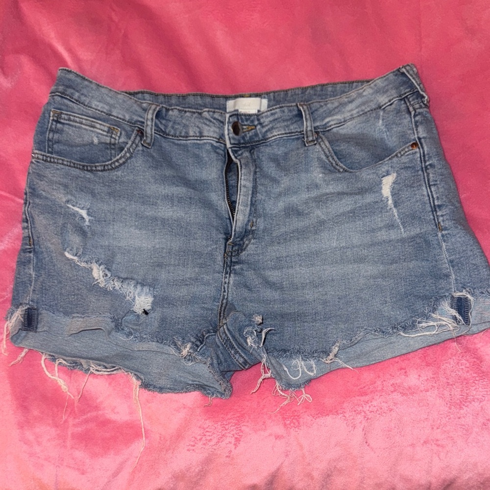H&M Distressed Denim Women Shorts